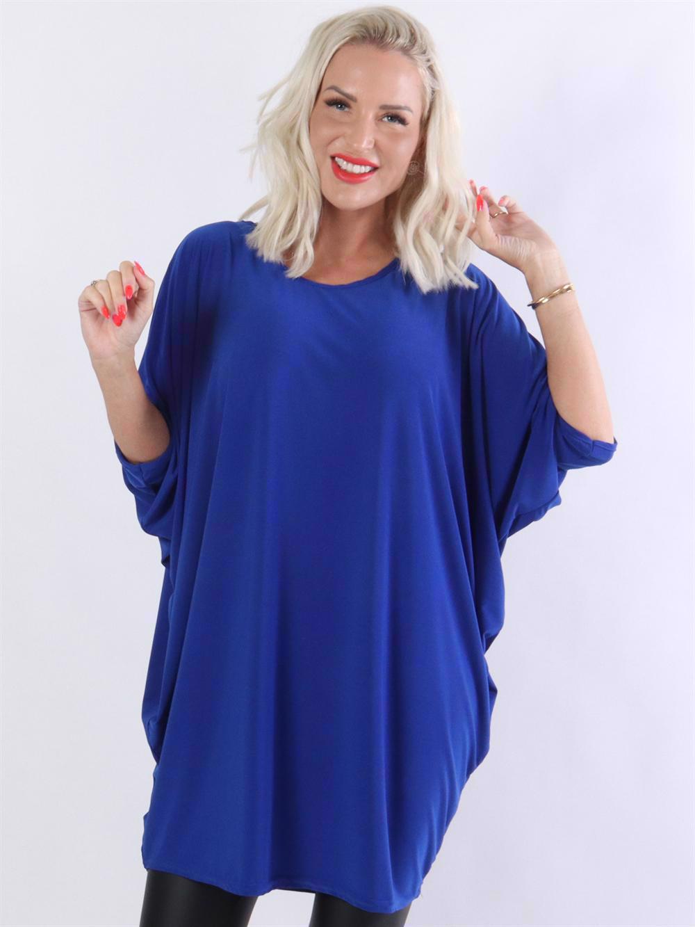 Rimini - Elastisk klänning med fladdermusärmar